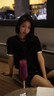 Mandy Zhang高級感氣質短款亮片半身裙女夏季新款百搭顯瘦包臀裙子 午夜黑(第二批）  S 160/64A/S 曬單實拍圖