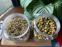 藝佰菊花茶金銀花組合胎菊120g+金銀花100g泡水喝的解暑清涼茶共220克 曬單實(shí)拍圖