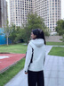 波司登（BOSIDENG）25新款90鵝絨功能軟殼羽絨服男女同款防風防水外套B250331320 云溪白/黑藏青|8646/5295|864B S 160/84A 體重約100-110斤 曬單實拍圖