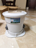 速野脫水機(jī)手動單脫水甩干機(jī)甩干桶免電拉繩式小型脫水機(jī)單杠脫水桶家用大容量迷你宿舍出租房單脫水機(jī) 【大容量頂配款】雅白+降噪蓋+瀝水 曬單實(shí)拍圖