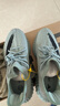 阿迪達斯Yeezy350灰湖綠夏日透氣椰子男女休閑鞋HQ2060 UK943 曬單實(shí)拍圖