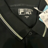 FILA 領(lǐng)航POLO|斐樂(lè)官方男裝針織POLO2025夏季新款時(shí)尚休閑涼感短袖 正黑色-BK M 170/92A/M 曬單實(shí)拍圖