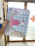 適用ipad11保護(hù)殼平板保護(hù)套air765防彎帶筆槽ipadpro保護(hù)套9代ipad10保護(hù)套mini67亞克力全包氣囊 藍(lán)格米菲515【收納筆槽*加固轉(zhuǎn)軸*雙面圖】 iPad 7/8/9代(10. 曬單實(shí)拍圖