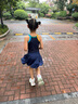 moonkids童裝女童速干裙子套裝2025夏季新款兒童運(yùn)動網(wǎng)球背心涼感訓(xùn)練套裝 19136藏青色吊帶+6118藏青色短裙 130 /140 【推薦身高125-145cm】 曬單實(shí)拍圖