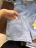 探福者ins童裝夏款嬰幼兒衣服女寶寶夏季牛仔背帶褲洋氣套裝夏裝兩件套 牛仔+背心兩件套 80 曬單實(shí)拍圖