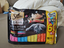 希寶（Sheba）進(jìn)口貓零食成貓貓條吞拿魚+海陸+三文魚+扇貝12g*60 曬單實(shí)拍圖