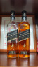 尊尼獲加（JOHNNIE WALKER）洋酒 12年黑方黑牌雙支禮盒裝700ml*2瓶 蘇格蘭調(diào)和型威士忌 曬單實拍圖