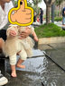巴拉巴拉女童褲子寶寶打底褲秋裝洋氣裙褲可愛時髦萌 淺卡其50307 80cm 曬單實拍圖