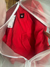 保姆鵝 兒童羽絨服寶寶雙面羽絨服加厚小童短款耐污羽絨外套 中國紅 110 曬單實拍圖