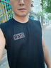 回力（Warrior）美式背心男夏季純棉無袖運(yùn)動(dòng)健身砍袖寬松復(fù)古潮牌青少年籃球上衣 曬單實(shí)拍圖