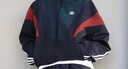 adidas經(jīng)典寬松運(yùn)動夾克外套男裝阿迪達(dá)斯官方三葉草 暗綠/黑色     XL 曬單實(shí)拍圖