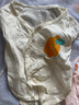 貝瑞加（Babyprints）新生兒包屁衣2件裝純棉嬰兒三角爬服夏季短袖連體衣A類內(nèi)衣 黃52 曬單實拍圖