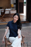 NAOTIEA納奧蒂爾小帆船純棉POLO領(lǐng)T恤女2025夏季新款簡約顯瘦短袖上衣 藏藍(lán)色 M （建議90-100斤） 曬單實拍圖
