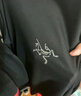 始祖鳥(niǎo)（ARC'TERYX）Kragg Cotton LS 男士印花Logo 舒適純棉透氣耐磨休閑圓領(lǐng)長(cháng)袖T恤 Black/黑色 M （70kg-80kg）尺碼偏大 曬單實(shí)拍圖