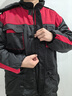梵可梵防寒連體工作服棉服男裝套裝加厚棉衣冷庫冷鏈倉庫棉襖保暖工裝 黑色拼紅色-連體棉服 2XL /180 曬單實(shí)拍圖