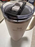 STANLEY保溫杯配件防漏杯蓋可折疊吸管史丹利新款防漏蓋子pro水杯 灰色40oz（買(mǎi)前確認容量1.18L） 曬單實(shí)拍圖