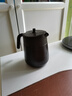 膳魔師（THERMOS）日本進(jìn)口膳魔師燜泡、帶茶漏家用不銹鋼大容量茶壺TTE-450/700 咖啡色茶壺 700ml(贈(zèng)送壺墊) 曬單實(shí)拍圖