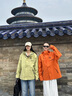 駱駝（CAMEL）沖鋒衣追風(fēng)者男女同款戶(hù)外防風(fēng)防水登山服三合一保暖旅行外套夾克 氧化橙【可拆三合一/男女同款】 M 身高160-165cm，95-110斤 曬單實(shí)拍圖
