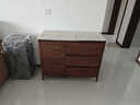柏夢(mèng)可實(shí)木斗柜臥室儲物柜床尾置物柜新中式客廳靠墻五斗柜抽屜收納斗櫥 三門(mén)一抽【升級碳晶實(shí)木】長(cháng)1米-免費送裝 曬單實(shí)拍圖