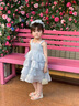 G.DUCKKIDS小黃鴨童裝公主裙女童夏季2025新款兒童連衣裙女孩子生日禮服夏裝 米白色 110 尺碼4~5歲【100-110cm】cm 曬單實(shí)拍圖