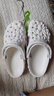 卡駱馳（crocs）經(jīng)典榴蓮Clog男女一腳蹬沙灘鞋 CR209563-100  37  曬單實拍圖