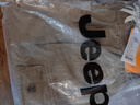 吉普（JEEP）短褲男夏季休閑透氣寬松工裝褲子男士百搭五分褲 卡其  2XL  曬單實拍圖