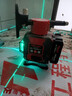 德力西電氣 DELIXI ELECTRIC紅外線水平儀高精度強(qiáng)光細(xì)線自動調(diào)平綠光藍(lán)12線激光室外建筑戶外 綠光12線巨無霸雙電豪配＋腳架 曬單實(shí)拍圖