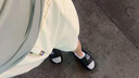 讓霧（RANGWU）短褲夏季男外穿2025新款潮牌休閑男士短褲運動五分褲寬松美式褲子 華夫格短褲【杏色】 L 建議110-130斤 曬單實拍圖