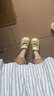 西兒 瑪麗珍洞洞鞋包頭拖鞋踩屎感夏季女ins潮外穿戶外沙灘護士厚底 米白色 38-39 曬單實拍圖