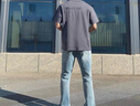 杰克·瓊斯（JACK&JONES）25年男裝短袖t恤男夏季遇水顯花速干透氣寬松半袖耐洗不易變形 E40深灰色 常規(guī) L 曬單實(shí)拍圖