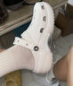 卡駱馳（crocs）經(jīng)典云朵Clog女沙灘洞洞鞋涼拖鞋206750 206750-100  38  曬單實拍圖