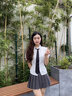雪茜曼百褶半身短裙女夏季新款jk裙子高腰a字裙純欲風(fēng)熱辣超短裙 曬單實(shí)拍圖