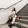 金狐貍女士包包女包2025年新款輕奢單肩斜挎包情人節生日禮物送老婆女友 紅色 曬單實(shí)拍圖