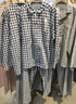 無(wú)印良品（MUJI）[自營(yíng)限定款]男士無(wú)側縫 雙層紗織睡衣 軟棉棉內衣 藏青色格紋 XL 曬單實(shí)拍圖