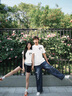 love legend情侶裝夏季2025新款短袖t恤一男一女正肩小眾百搭小眾半袖上衣服 白色+白色 M 男+S女 曬單實(shí)拍圖