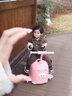 快輪【官方旗艦店】?jì)和∝i電動(dòng)車(chē)吹泡泡車(chē)玩具車(chē)坐人雙座大人小孩 粉色(燈光+避障)藍牙音樂(lè ) 曬單實(shí)拍圖
