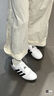 阿迪達斯 （adidas）男女大童Originals Taekwondo低幫黑白百搭防滑輕便運動鞋 JQ4774 曬單實拍圖