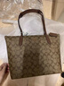 蔻馳（COACH）【官方授權(quán)店】奢侈品女包ZIP30系列托特包單肩手提包送女友禮物 4455IME74卡其棕色配色 曬單實拍圖