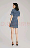 VEROMODA連衣裙夏季優(yōu)雅通勤時尚小香風(fēng)牛仔短裙323142005 J3D中特深牛仔藍(lán)色-追單 M 曬單實(shí)拍圖