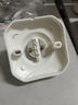 國際電工E27通用螺口燈座加厚LED圓形方形陶瓷膠木內膽懸吊式螺旋扭燈頭 圓形加厚【膠木內膽】1只 曬單實拍圖