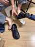 crocs卡駱馳洞洞鞋貝雅男鞋女鞋輕便耐磨一腳蹬拖鞋休閑鞋|10126 黑色-001 39 (240mm) 曬單實拍圖