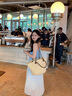 渠辰沙灘裙女海邊度假長裙吊帶連衣裙海邊沙灘裙度假風(fēng)連衣裙海邊長裙 淺藍色吊帶裙【吊帶可調(diào)節(jié)】 均碼 【建議90-120斤】 曬單實拍圖