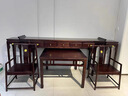 景亨新中式中堂八仙桌六件套實(shí)木小條案十二件套供桌農村客廳家用堂屋 【C款】2.05米條案四件套 曬單實(shí)拍圖