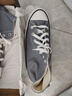 匡威（Converse）官方 All Star男女高幫帆布鞋銀霜灰灰色A02786C A02786C 39 曬單實拍圖