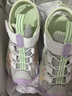 李寧（LI-NING）涼鞋夏季兒童涼鞋2025新款男女小童包頭網(wǎng)面透氣防滑兒童沙灘涼鞋 川石灰/仙果綠30-2 28 曬單實拍圖