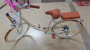 飛鴿（FLYING PIGEON）自行車成人通勤車自行車學生單車成人自行車通勤自行車女士自行車 高配奶油米|6速|(zhì)輻條輪+禮包 24寸適合150-170cm 曬單實拍圖