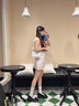 ZHR單鞋女學(xué)院風(fēng)鏡面厚底瑪麗珍女鞋氣質(zhì)淺口黑色皮鞋女 AY278黑色37 曬單實拍圖