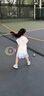 優(yōu)優(yōu)1點（Yoyo one）女童套裝夏季POLO背心網(wǎng)球服兒童涼感速干半身裙女大童訓練運動服 6125藍色 150 150cm 曬單實拍圖