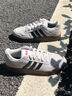 adidas「小鋸齒」D-PAD CLASSIC休閑美高風(fēng)復(fù)古籃球板鞋阿迪達(dá)斯 淺灰/黑色/淺猩紅   38 曬單實(shí)拍圖