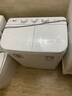 揚(yáng)子5公斤半自動(dòng)洗衣機(jī)雙桶雙缸大容量家用宿舍租房用小型迷你脫水甩干母嬰內(nèi)衣褲洗衣機(jī) 半自動(dòng)5公斤象牙白 曬單實(shí)拍圖
